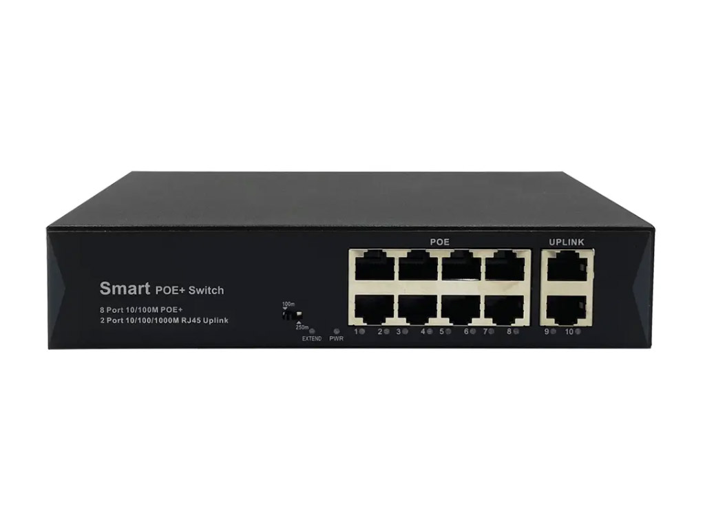 Коммутатор POE 2+8